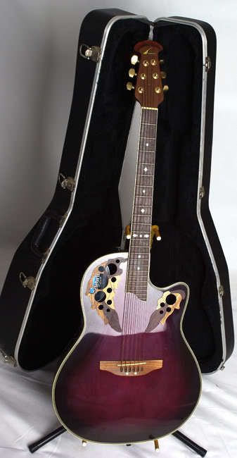 Ovation CS257 Celebrity Deluxe Cutaway Acoustic-Electric Guitar.