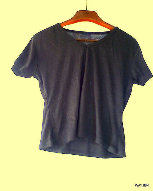 RT DENIM. BLACK TOP. SIZE: XL.