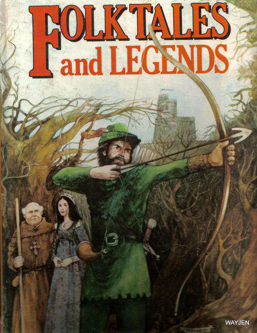 FOLKTALES AND LEGENDS.  BIG BOOK OF 207 PAGES. 1981. SPINE IS DAMAGED BUT THE BOOK IS VERY READABLE.