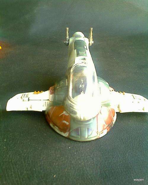 STAR WARS SPACE SHIP. HAS MOVEABLE PARTS. CANOPY OPENS. AND LOADING BAY OPENS ITS HATCH.