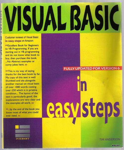 VISUAL BASIC IN EASY STEPS. PAPERBACK. SOME WEAR AND TEAR. COVER BENT.