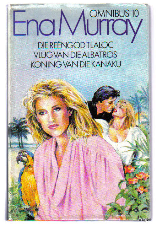OMNIBUS 10. ENA MURRAY. AN AFRIKAANS STORY BOOK. 3 STORIES INSIDE. HARDCOVER. 340 PAGES.