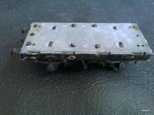 A. PECO. WONDERFUL WAGON. 39/9. MADE IN SEATON, DEVON ENGLAND. METAL FLATBED. MODEL TRAIN PIECE.