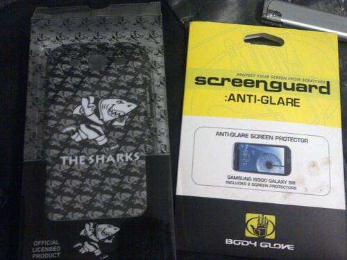 Samsung galaxy s3 cover and screeanguard