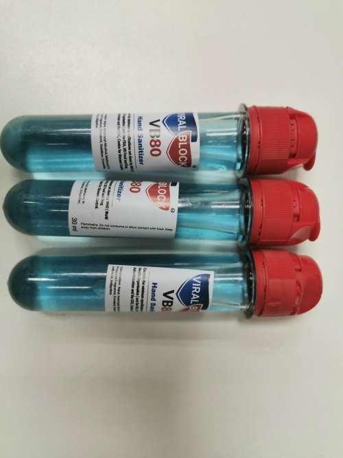30ml hand sanitizer with 80% alcohol
