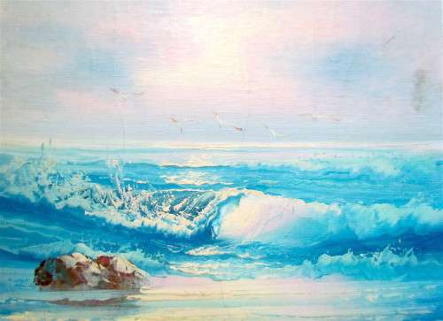 Acrylic on Canvas - Sea scene