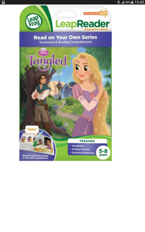 Leapfrog - Tangled  Leapreader & Tag