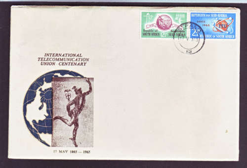 FDC-INTERNATIONAL TELECOMMUNICATION CENTENARY 1965