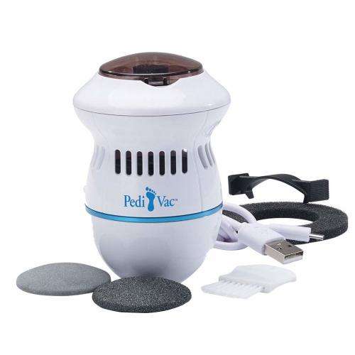 Pedi Vac by Ped Egg - Callus Remover for Feet with Built-in Vacuum Removes Dead Skin from Feet