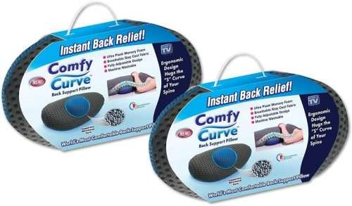 Comfy Curve - Ergonomic Back and Lumbar Support Pillow