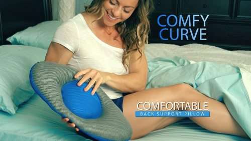 Comfy Curve - Ergonomic Back and Lumbar Support Pillow