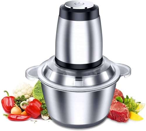 Stainless Steel Meat Mincer and Food Processor
