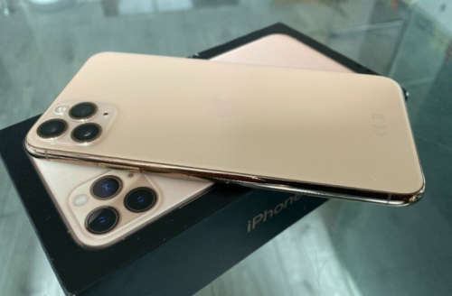Gold Apple Iphone 11 Pro Max 256GB Factory Unlocked To All Networks + Warranty