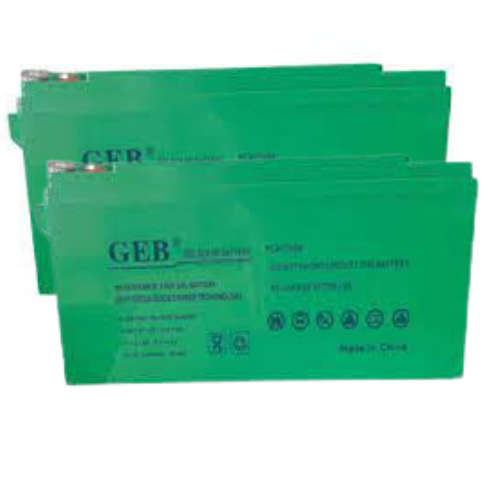 2 x Deep Cycle 12V 100AH Gel Slimline Battery - GEB(2PCS - 24V)