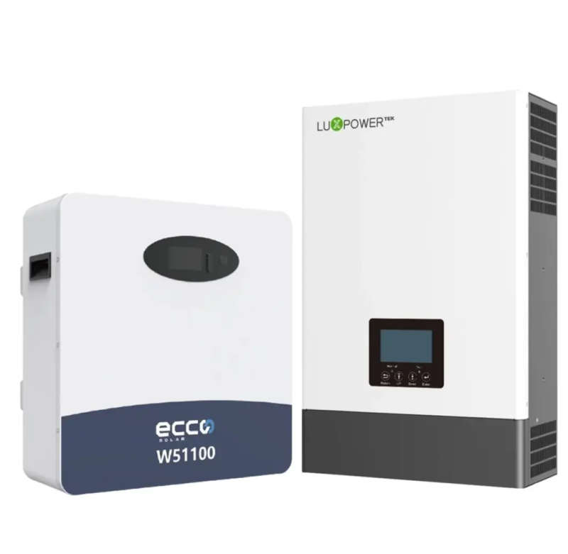 Luxpower Inverter and Battery Combo 5KVA Solar Hybrid Inverter & 5.12KWH ECCO Lithium Battery