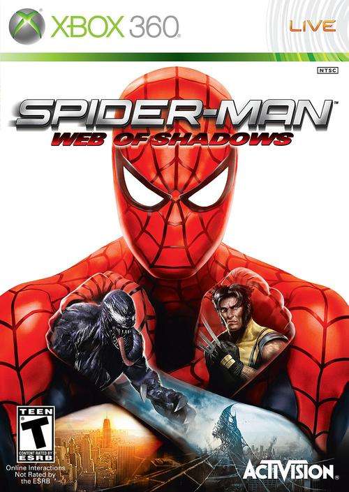 Spiderman Web of Shadows -  Xbox Game