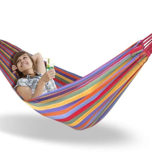 Multicoloured Striped Hammock