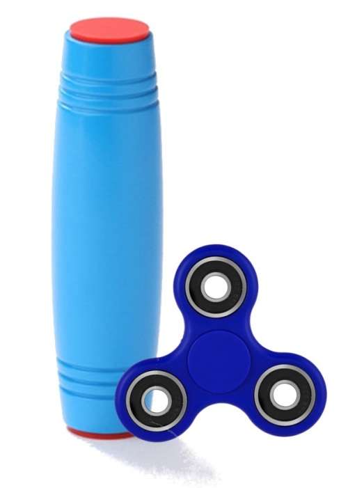 Mokuru Desk Toy + Fidget Spinner Combo