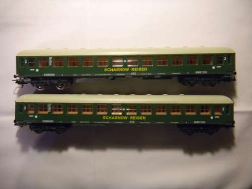 Pair of Lima Coaches from SCHARNOW-REISEN Railway, unboxed but never used.