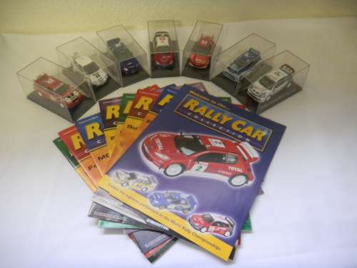 RALLY CAR COLLECTION, 7 RALLY CARS etc, by DEAGOSTINI