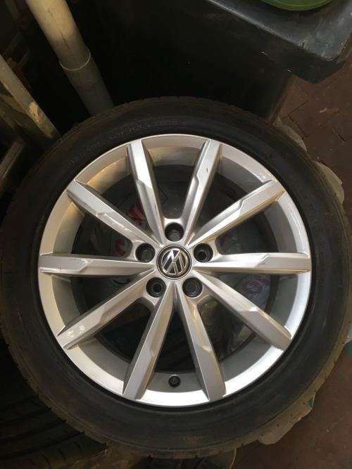 4 x Original VW Polo TSI Rims and Tyres