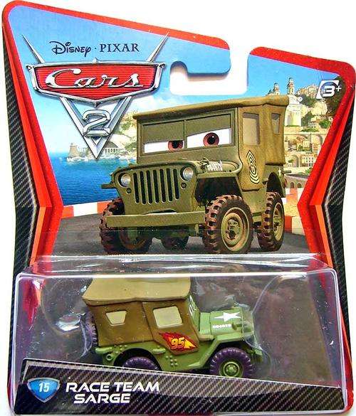 Disney Pixar Cars 2 Race Team Sarge #15
