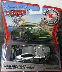 Disney Cars 2 Kmart Day 9 Exclusive Silver Nigel Gearsley