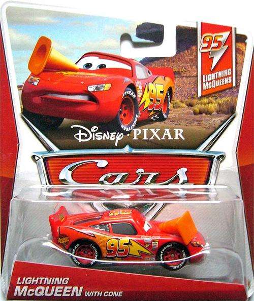 Lightning McQueen with Cone - Single