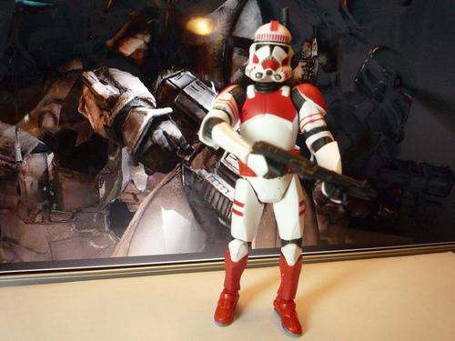 Last 1 - Star Wars Clone Wars Shock Trooper Loose