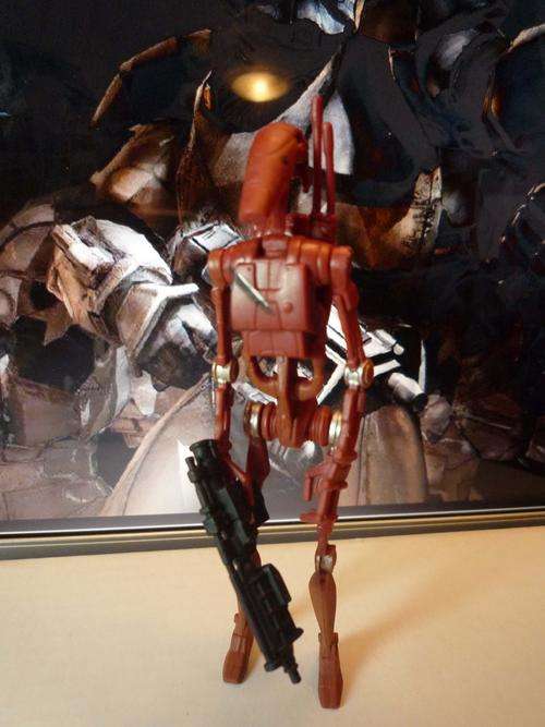 Star Wars Clone Wars Red Battle Droid Loose