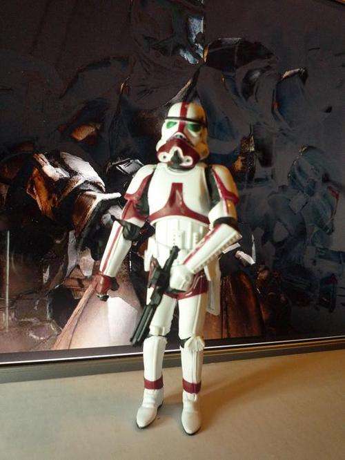Star Wars Force Unleashed Incinerator Trooper Loose