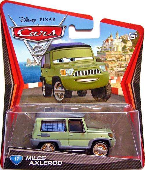 Disney Pixar Cars 2 Miles Axlerod #17