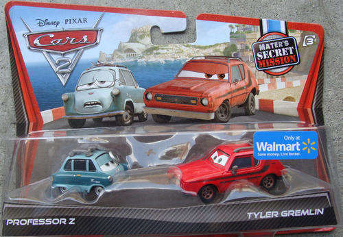 Disney Cars 2 PROFESSOR Z & TYLER GREMLIN 'GREM'