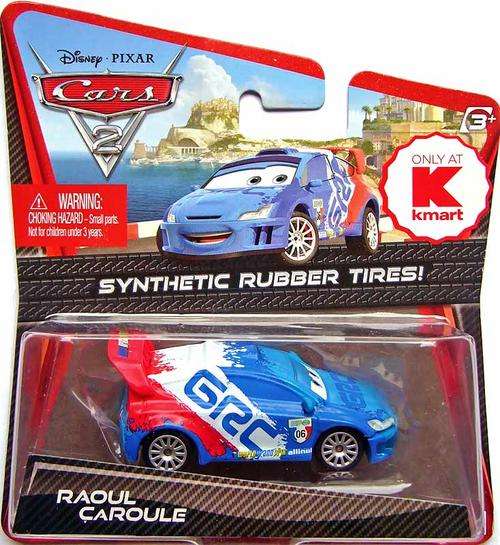 Disney Cars 2 Kmart Day 7 Rubber Tyres Raoul Caroule