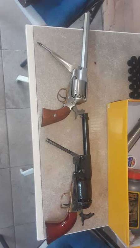 Replica Colt Antique and 1 Other Black Powder Replica Gun with stopper