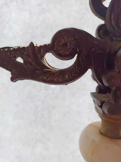 Vintage Fine Detailed Brass and Marble Scale