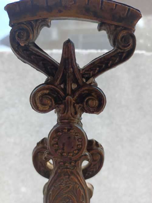 Vintage Fine Detailed Brass and Marble Scale