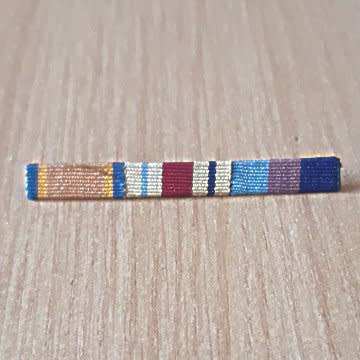 WWII Medal Ribbon Bar - Full Size