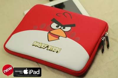 Angry Birds Red IPAD 2 Soft Neoprene Cover Case Pouch