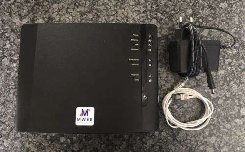MWeb TG 589vn router