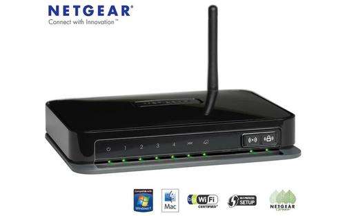 Netgear DGN1000 ADSL Modem Router & Network Switch + USB WiFi Dongle