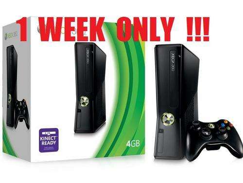*** XBOX 360 4GB BLACK *** BRAND NEW & SEALED *** LATEST MODEL *** WARRANTY