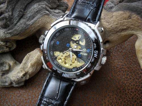 NEW BIG GOER SKELETON AUTOMATIC MENS WATCH