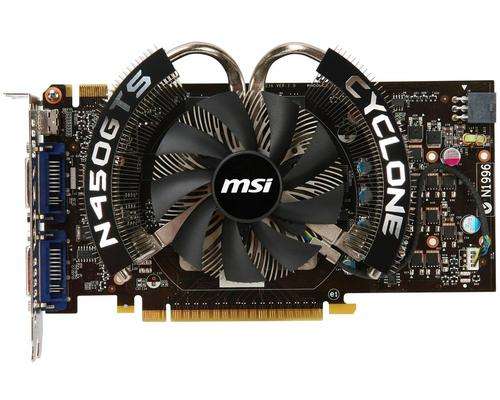 MSI NVIDIA 450GTS 1GB GDDR5 (N450GTS-M2D1GD5)