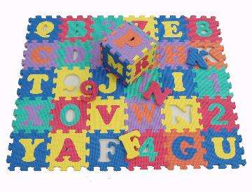 EVA MATS - ALPHABET A - Z  (Mats not sealed,but are new)