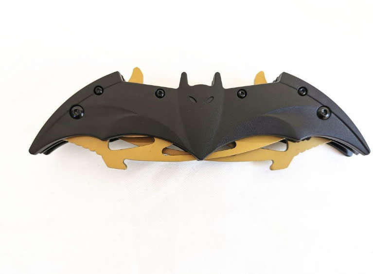 Batman Double Bladed Folding Knife