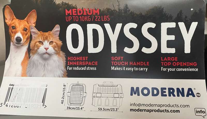 Odyssey Pet Carrier (Medium) (Up to 10kg)
