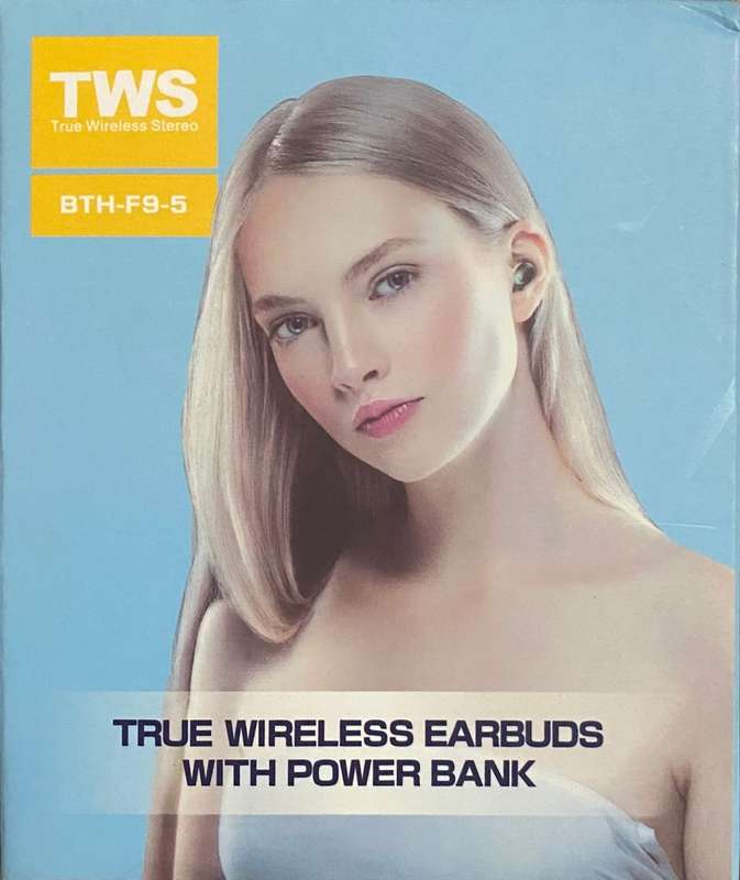 TRUE WIRELESS EARBUDS WITH POWER BANK