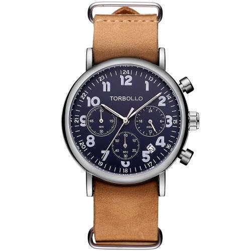 TORBOLLO  Chronograph Luxury Unisex Quartz Dress Watch"STUNNING WATCH,BETTER PRICE!!"