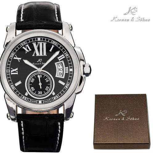 *NEW*KRONEN & SOHNE Luxury Mechanical Gents Dress Watch"MODERN & SOPHISTICATED!"